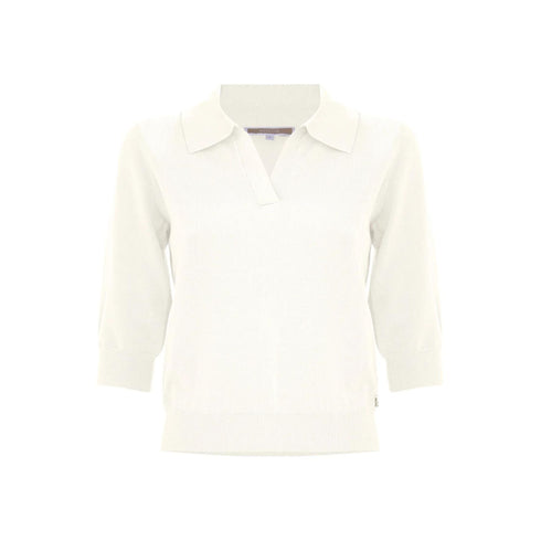 KOCCA Maglia Maglia Donna con colletto Bianco - Francavilla Moda